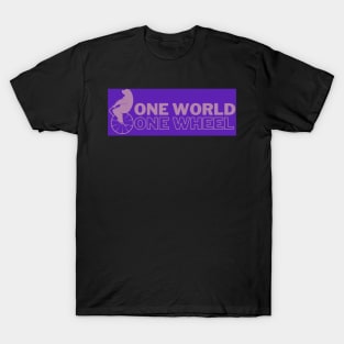 Bär Einrad one World Artist Zirkus Kunst T-Shirt